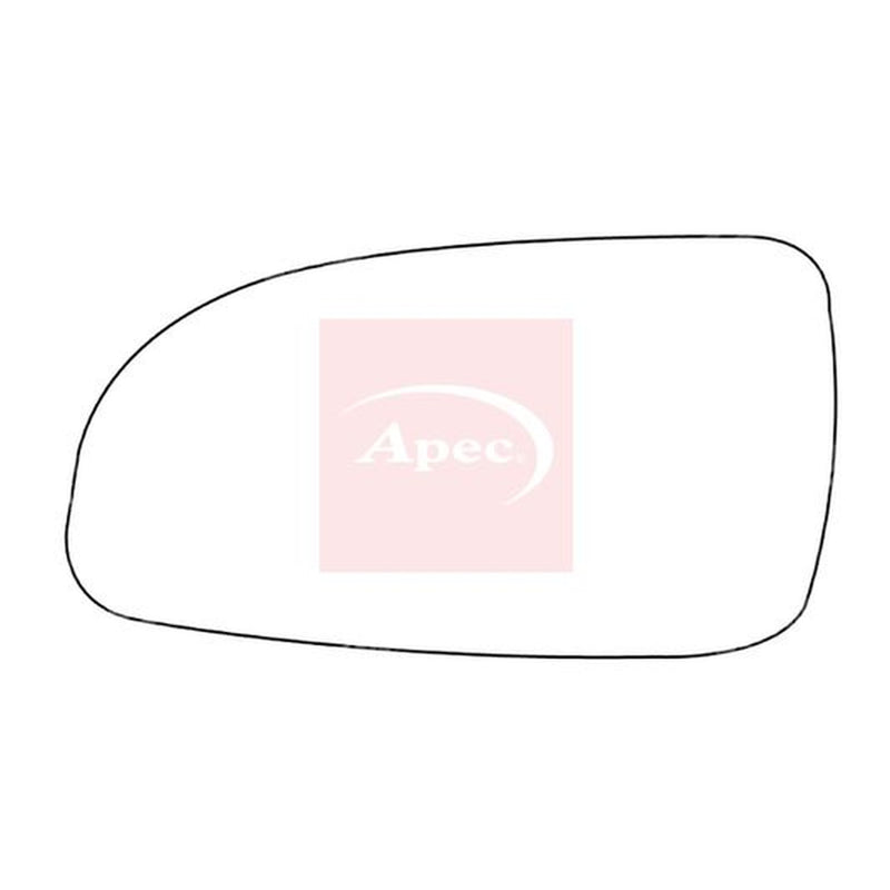 Apec Exterior Wing Mirror Glass Left AMS2039