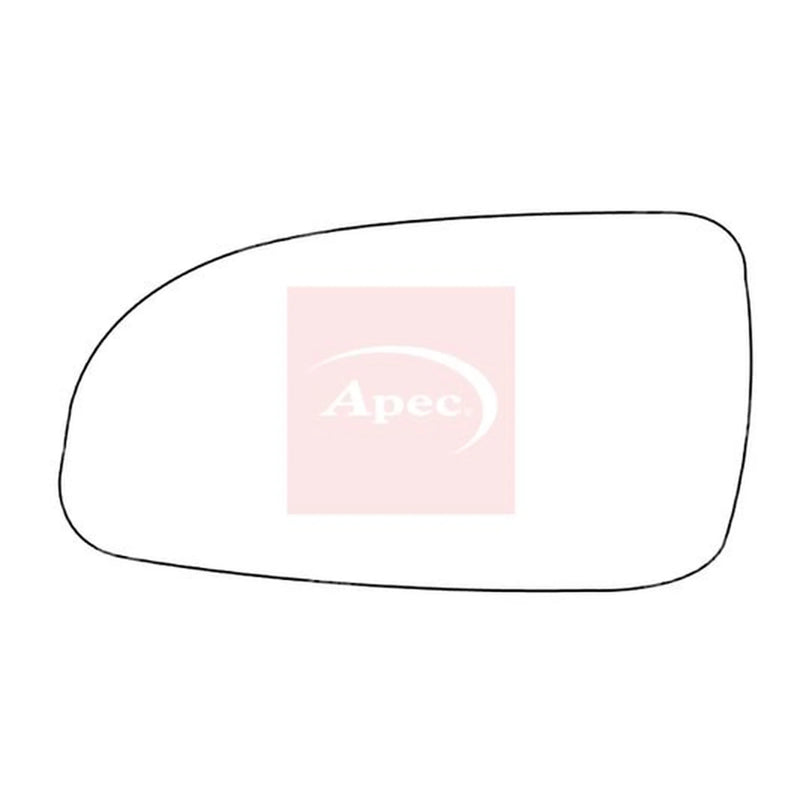 Apec Exterior Wing Mirror Glass Left AMS2039