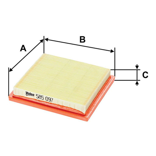 Valeo Engine Air Filter 585097