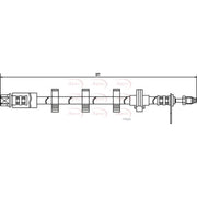 Apec Brake Hydraulic Hose Line Front Right HOS3276