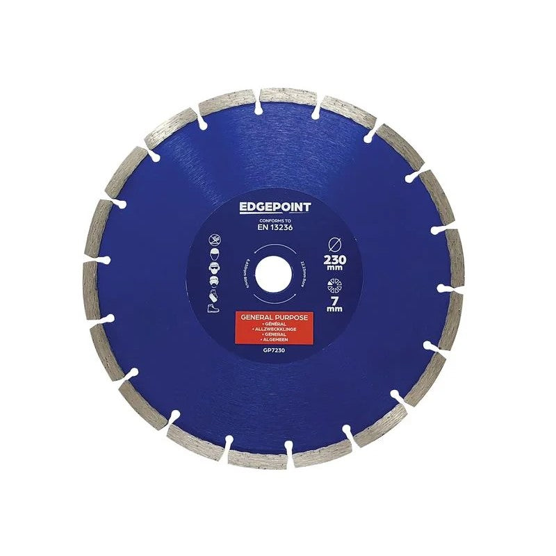 EdgePoint GP7230 General-Purpose Diamond Blade 230mm - EDGDBGP7230
