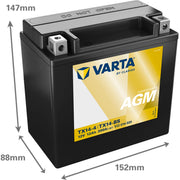 Varta Battery 12V 12Ah 200A 512014020K544