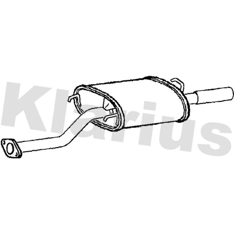 Klarius Box With Tail Pipe Rear RR360P