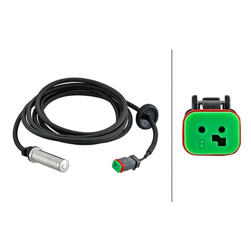 Hella ABS Wheel Speed Sensor Front Right 6PU 230 048-071