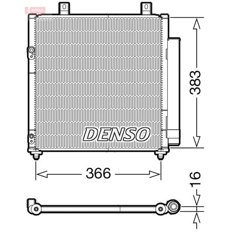 Denso Air Conditioning Condenser DCN45007