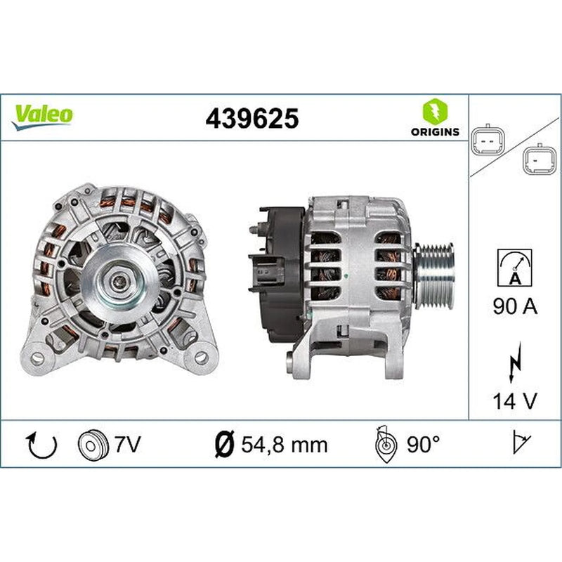Valeo Car Alternator 12V 439625