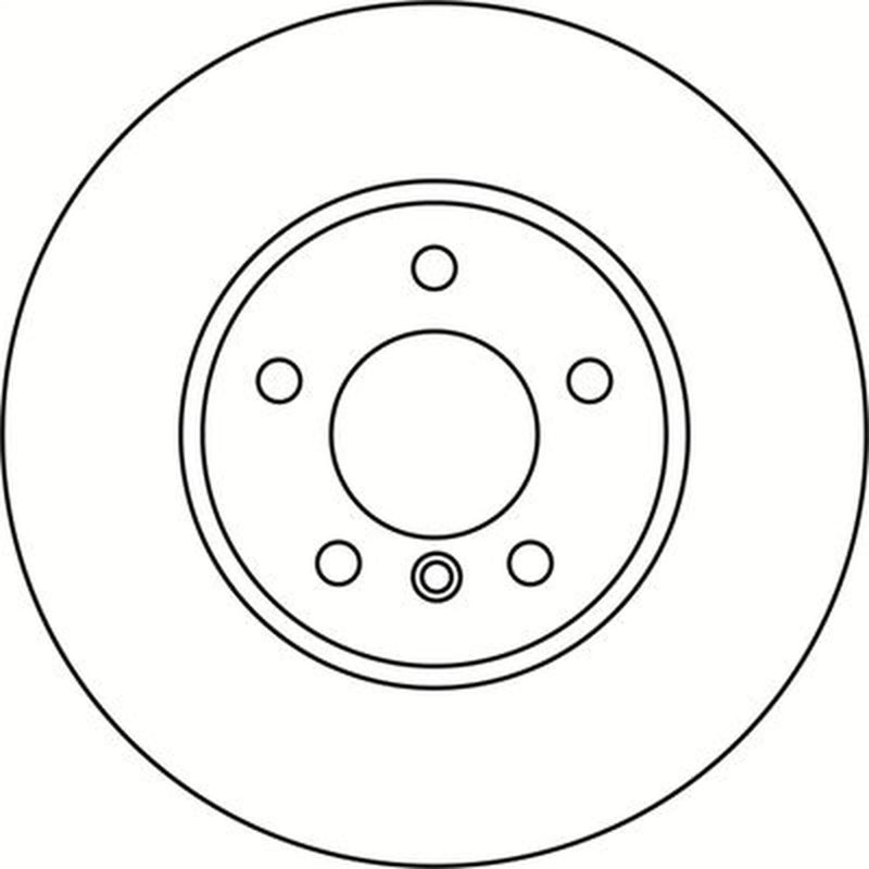 Abtex 2 x Vented Front Brake Discs BD1534V