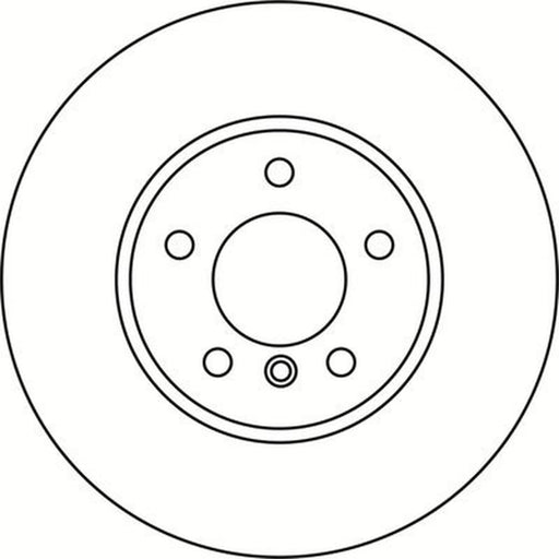 Abtex 2 x Vented Front Brake Discs BD1534V