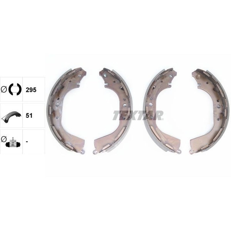 Textar Brake Shoe Set Axle Kit 91056200