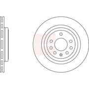 Apec 2 x Vented Rear Brake Discs DSK3002