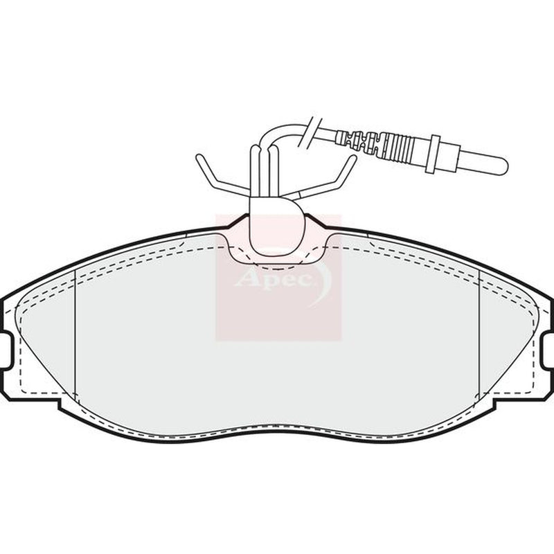 Apec Front Brake Pad Set PAD902