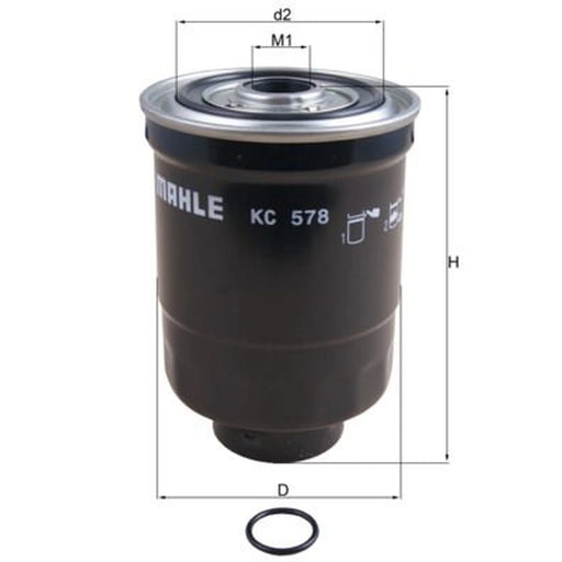 Mahle Fuel Filter Element KC 578D
