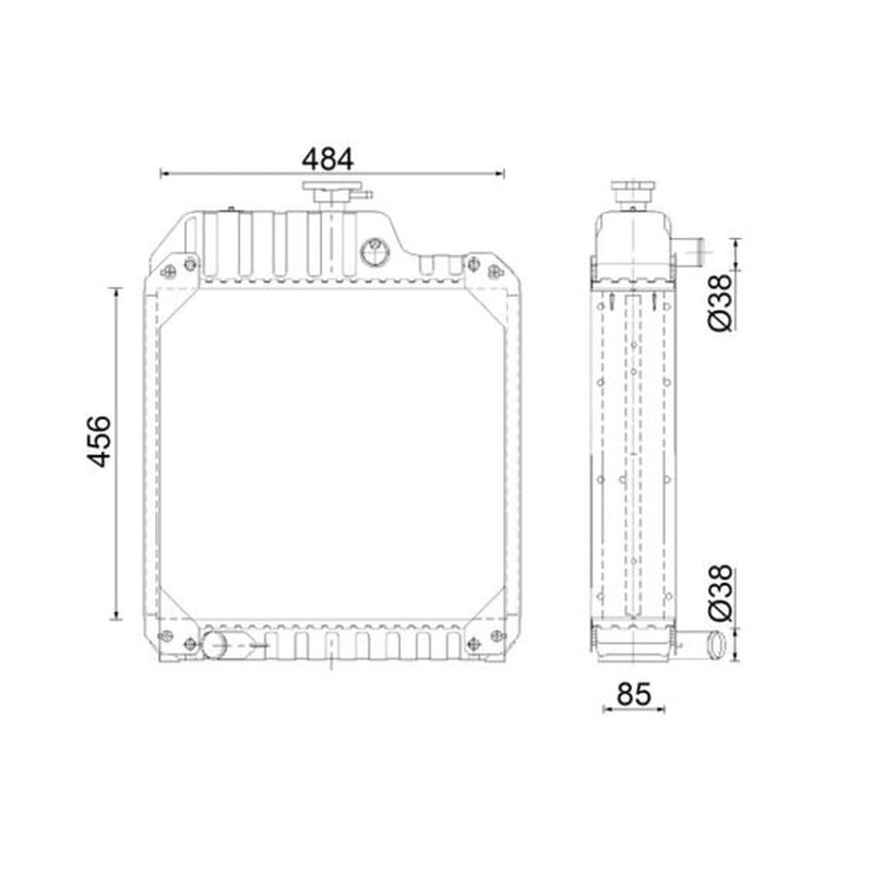 Mahle Engine Radiator CR 2629 000S