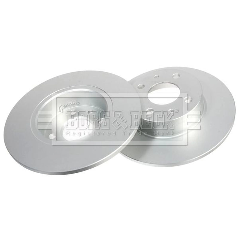 Borg & Beck 2 x Solid Rear Brake Discs BBD4880