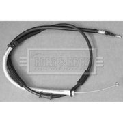 Borg & Beck Handbrake Cable Left Rear BKB3324