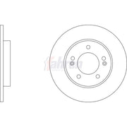Fahren 2 x Solid Rear Brake Discs FBD6943