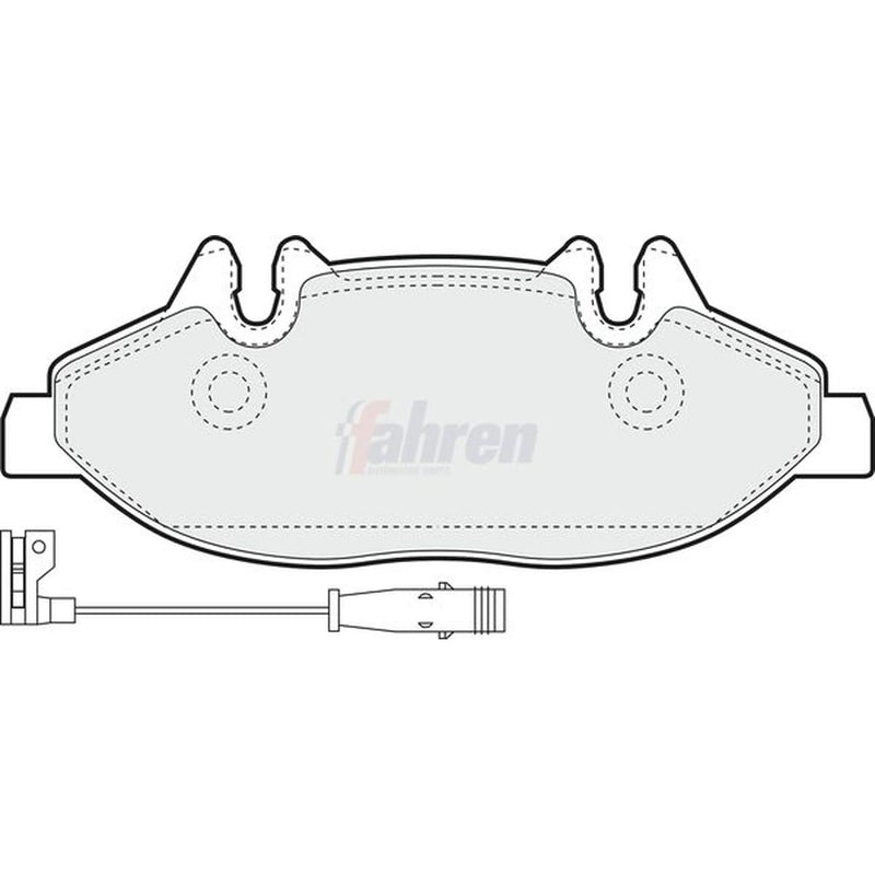 Fahren Front Brake Pad Set FBP3143
