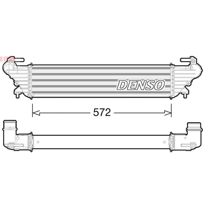 Denso Intercooler (Charge Air Cooler) DIT09114