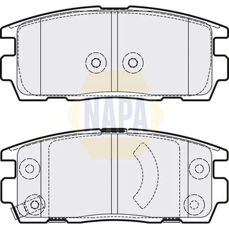 NAPA Rear Brake Pad Set NBP1361