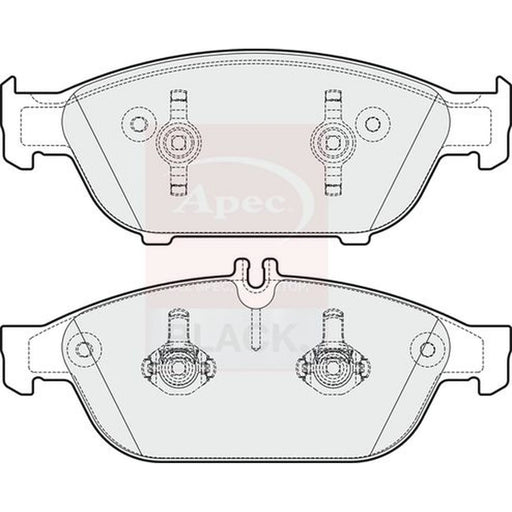 Apec Front Brake Pad Set PAD1951B