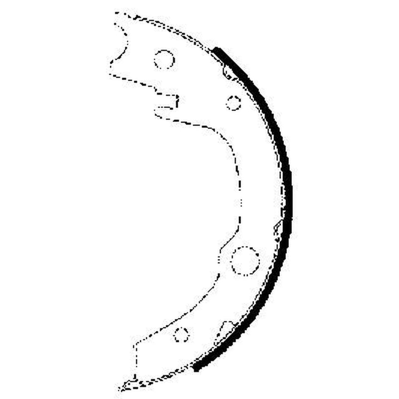 Textar Parking Brake Shoe Set 91063200