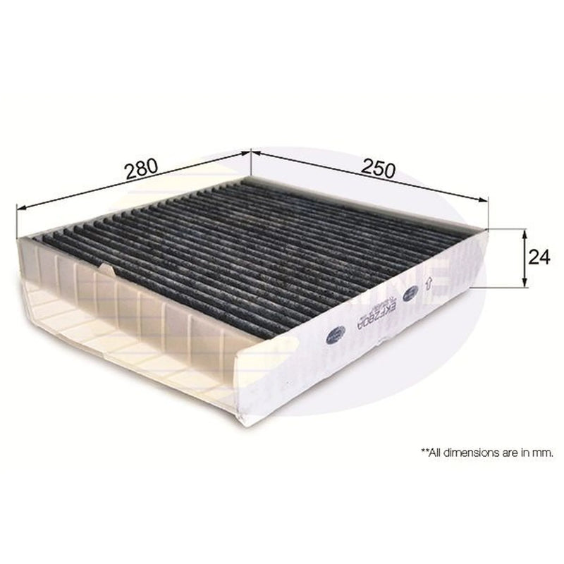 Comline Cabin Air Filter (Pollen Filter) EKF280A