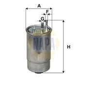 NAPA Fuel Filter Element NFF2221