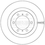Borg & Beck 2 x Vented Front Brake Discs BBD5942S