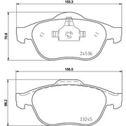 DON Front Brake Pad Set PCP1352