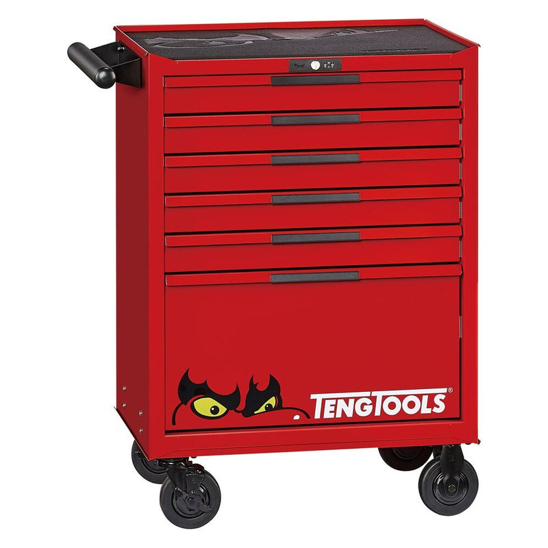 Teng Tools Roller Cabinet 26" PRO35™ 6 Drawers Red
