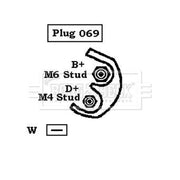 Borg & Beck Car Alternator 12V BBA2057