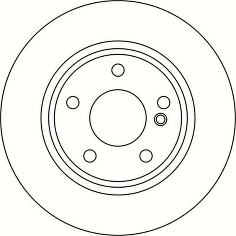 Abtex 2 x Vented Rear Brake Discs BD1947S