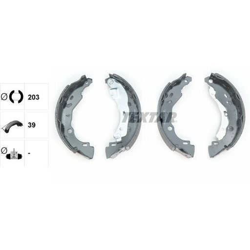 Textar Brake Shoe Set Axle Kit 91083200