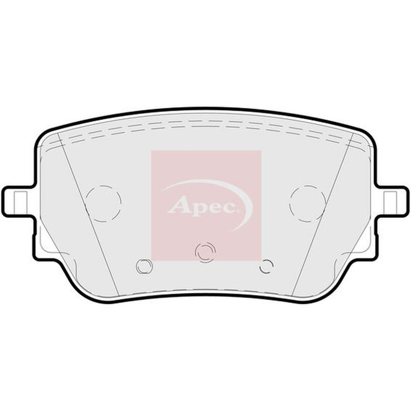 Apec Rear Brake Pad Set PAD2314