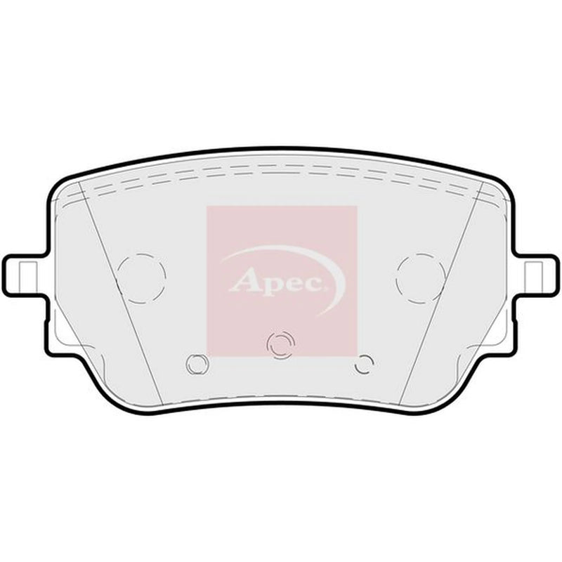 Apec Rear Brake Pad Set PAD2314