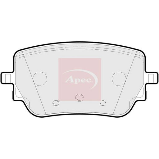 Apec Rear Brake Pad Set PAD2314