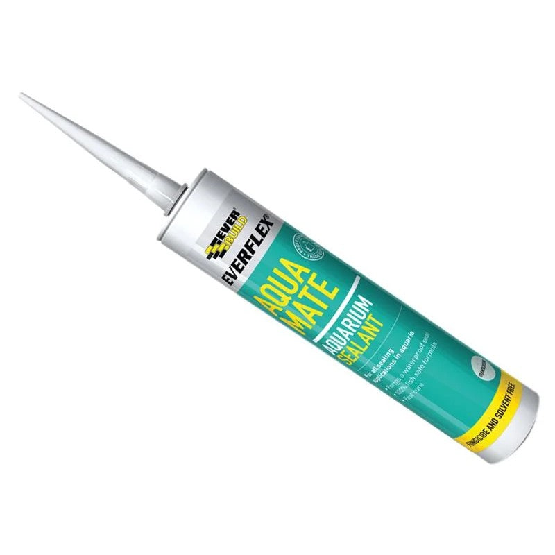 Everbuild Sika Aqua Mate Silicone Transparent 295ml - 489687