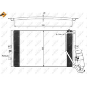 NRF Air Conditioning Condenser 35558