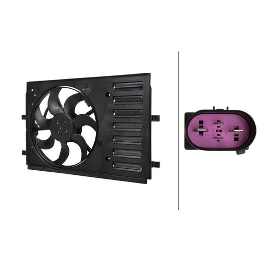Hella Engine Cooling Fan Left 8EW 366 420-431