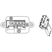 Mahle Heater Blower Resistor ABR 88 000P