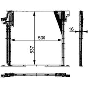 Mahle Air Conditioning Condenser AC 212 000P