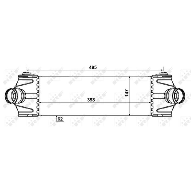 NRF Intercooler (Charge Air Cooler) 30037
