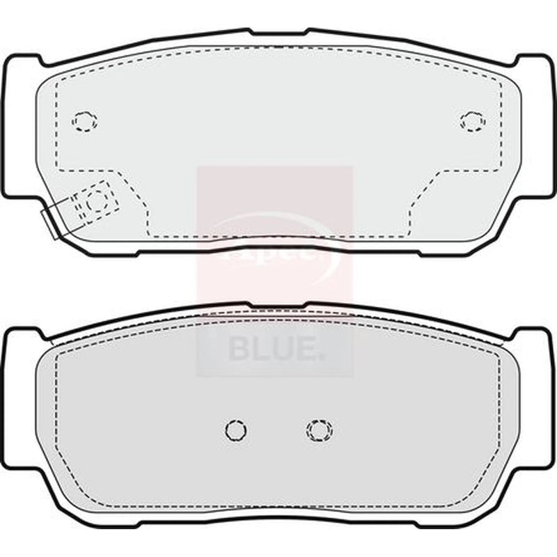 Apec Rear Brake Pad Set PD4264