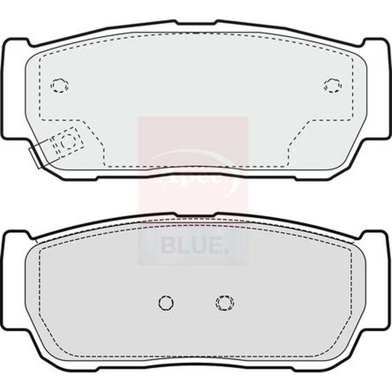 Apec Rear Brake Pad Set PD4264