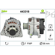 Valeo Car Alternator 12V 443318