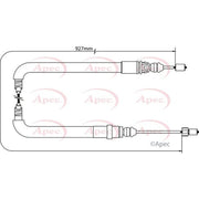 Apec Handbrake Cable Left Rear CAB1050