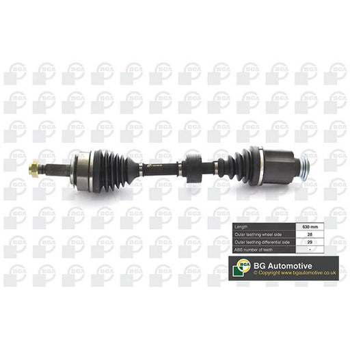 BGA CV Drive Shaft Driveshaft Front Right DS2519R