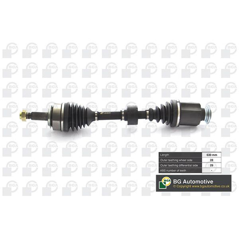 BGA CV Drive Shaft Driveshaft Front Right DS2519R