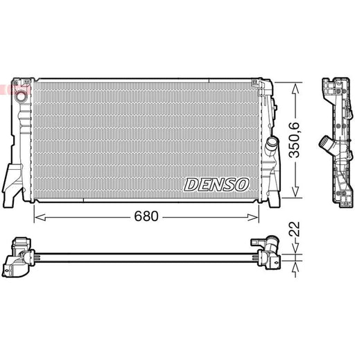 Denso Engine Radiator DRM05118