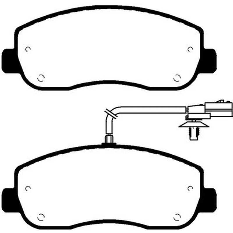 Abtex Front Brake Pad Set PLU2145